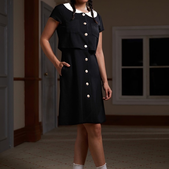 Falling for the Fall Equinox Collared Dress ModCloth Brand New Unworn - Picture 7 of 10